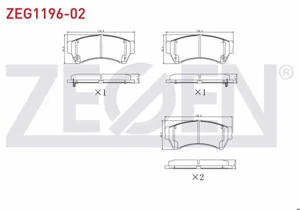 Fren Balata Ön Ikazlı Tel Delikli Mazda 6 (Gh) 1.8İ Mrz 18.30 mm 2007-2012 / 6 (Gh) 2.0 Mzr 2007-2012