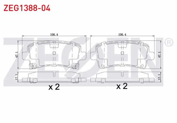 Fren Balata Arka Ikazlı Opel Insignia 1.6 16-17-18 Jant 2008-/ 1.6 T 2008-/ 2.0 CDTI 130 Hp 2008-/ 2.0 T 2008-/ 2.8 V6 2008 -