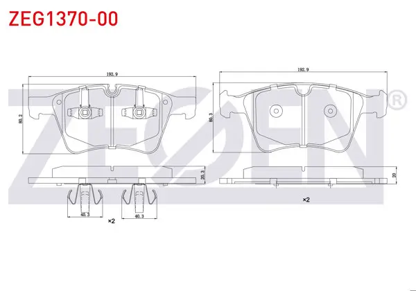 Fren Balata Ön Mercedes Gl Serisi (X166) 320 CDI 2012-/ Gl Serisi (X166) 350 CDI 2012 -