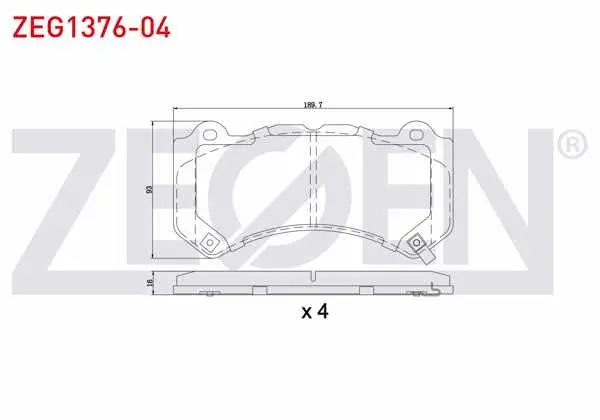Fren Balata Ön Ikazlı Jeep Grand Cherokee IV (Wk,Wk2) 3.0 Crd 2010 -