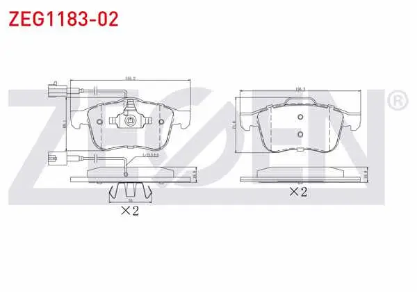 Fren Balata Ön Fişli Alfa Romeo 159 (939) 1.8 Tbı 2006-2011 / 159 (939) 1.9 Jtdm 2006-2011 / 159 (939) 2.0 Jtdm 2006-2011 / Brera 2.0 Jtdm 2006-2011 / Spıder (939) 2.0 Ts 2006 -