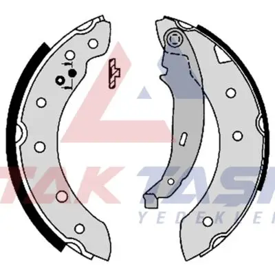 Fren Pabuç Balata Arka Renault Thalia 1.5 DCI Levyelı 203X38 mm 1998-2008 / Laguna I 2.0İ 1993-2001 / Symbol II 1.5 DCI-2008-2012 / 206 1.4 HDI-1998-2006 / Clio II 1.5 DCI-1998-2005