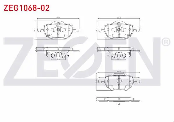 Fren Balata Ön Ikazlı Honda Accord VIII (Cu) 2.0 I-Vtec-2.2 I- CDTI-2.4 I-Vtec 2003-2008