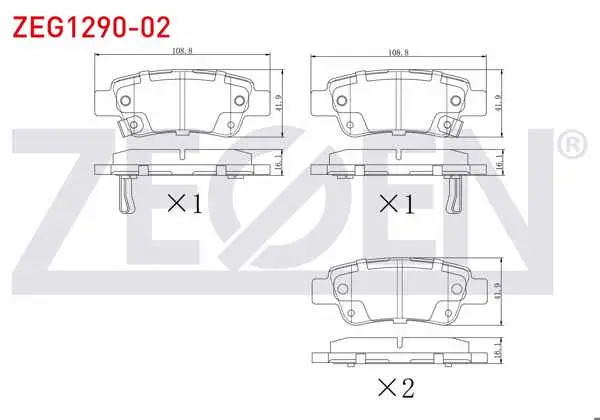 Fren Balata Arka Ikazlı Honda Cr-V III 2.0 I-Vtec 2006-2012 / Cr-V III 2.2İ Ctdı 2006-2012 / Cr-V IV 1.6İ Dtec 2012-/ Cr-V IV 2.0 2012-/ Cr-V IV 2.2İ Ikazlı 2012 -