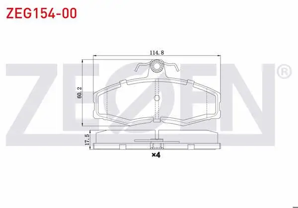 Fren Balata Ön Skoda Favorit 136 1.3 1989-1994 / Forman 1.3 1990-1994 / Favorit Pick Up 1.3 1992-1997 / Ford Sıerra (Gbc) 1.6 1982-1987