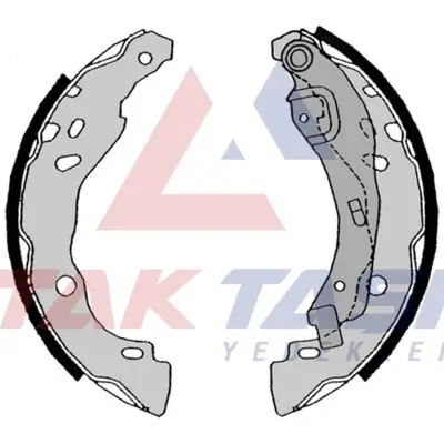 Fren Pabuç Balata Arka Dacia Logan 1.5 DCI Levyelı 203,2X39 mm 2004-2012 / Celysee 1.6 HDI 2012-/ 301 1.6 HDI 2012-/ Symbol III 1.5 DCI 2012-/ Note 1.5 DCI 2013-/ C3 II 1.4-1.6 HDI 2009-2016