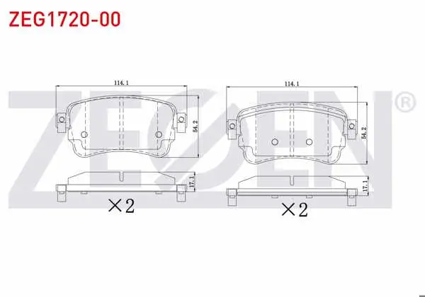 Fren Balata Ikazlı Arka Cıtroen Jumpy 1.6 Bluehdı 2016-/ Peugeot Expert 1.6 Bluehdı 2016-/ Toyota Proace (Mpy_) 1.6 D 2016-/ Toyota Proace (Mpy_) 2.0 D 2016 -