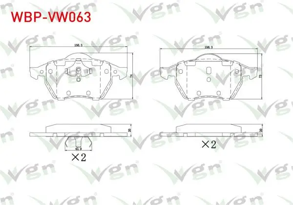 Fren Balata Ön Volkswagen Sharan (7M8,7M9,7M6) 1.8 T 1995-2010 / Sharan (7M8,7M9,7M6) 1.9 TDI 1995-2010