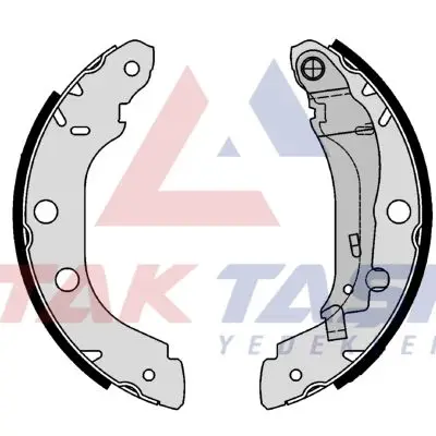 Fren Pabuç Balata Arka Renault Kangoo (Kc0 / 1) 1.5 DCI Levyelı 228X42 mm 1998-2008 / Kangoo 1.9 Dtı-1998-2008 / Kangoo 1.4İ 1998-2008