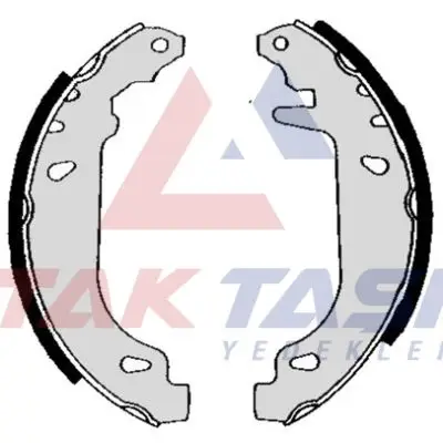 Fren Pabuç Balata Arka Renault Clio I 1.2 Levyesız 180X42 mm 1990-1998 / Clio I 1.4 1990-1998 / R21 Optıma 1.6 1986-1993 / R21 Manager 1.7 1986-1993 / R21 Concorde 2.0 1986-1993