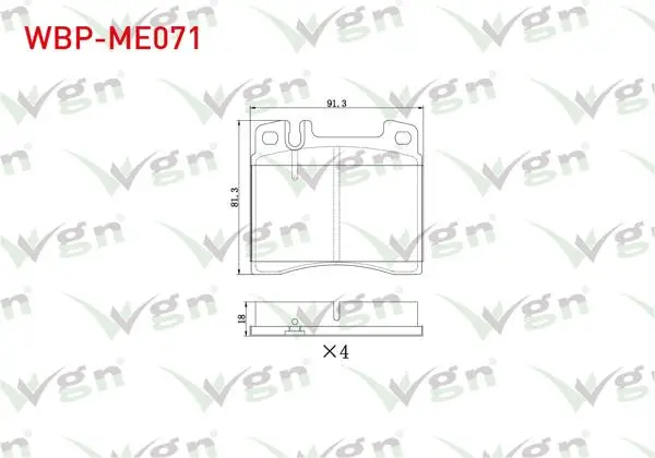 Fren Balata Ön Mercedes S Serisi (W140) S 320 1991-1998 / S Serisi (W140) S 300 1991-1998
