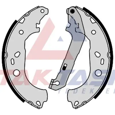 Fren Pabuç Balata Arka Ford Focus II (Da) 1.4İ Levyelı 228X42,3 mm 2004-2011 / Focus II (Da) 1.6İ 2004-2011 / Focus II (Da) 1.6 TDCI 2004-2011