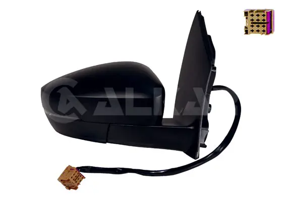 Dış Dikiz Aynası Sağ Elektrikli Isıtmalı Sinyalli 6 Pin Dıkdortgen Soket Volkswagen Polo (6R) 2009 -
