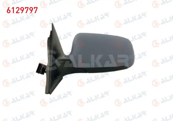 Dış Dikiz Aynası Sol Elektrikli Asferık Isıtmalı Astarlı Otomatik Katlanır 10 Pin Audi A6 1997-2005