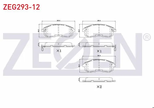 Fren Balata Ön Ikazlı Tel Delikli Nissan Maxıma (J30) 3.0İ V6 1988-1994 / 200 Sx (S13) 1.8 1988-1994