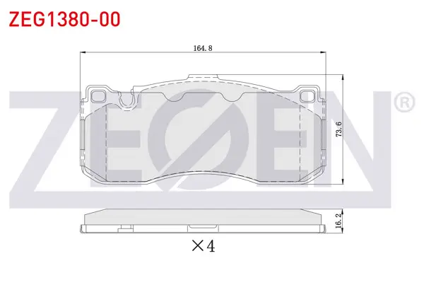 Fren Balata Ön Ikazlı BMW 3 Serisi (E90) 320 D 2005-2011 / 316 İ 2005-2011 / 320 İ 2005-2011 / 318 İ 2005-2011 / 1 Serisi (E81) 116 İ 2004-2012 / 118 İ 2004-2012 / 120 İ 2004-2012 / 120 D 2004-2012