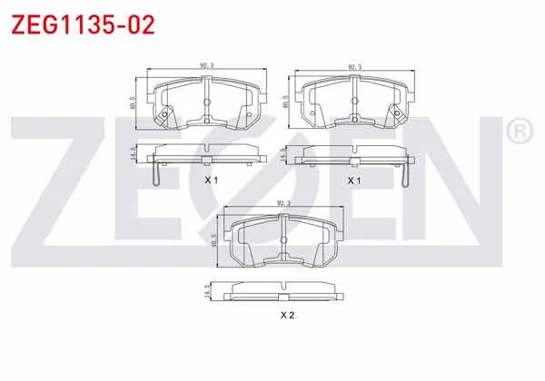 Fren Balata Arka Ikazlı Hyundai i10 (Pa) 1.1İ 12V 2008-2013 / i10 (Ba) 1.0 D-Cvvt 2013-/ i10 (Ba) 1.2 D-Cvvt 2013-/ Kia Picanto (Ba) 1.25 2004-2011 / Picanto (Ba) 1.1İ 2004-2011