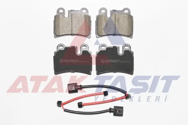 Fren Balata Arka VW Touareg (7La,7L6,7L7) 3.0 V6 TDI 2002-2010 / Touareg 3.2İ V6 2002-2010 / Touareg 5.0 V10 TDI 2002-2010