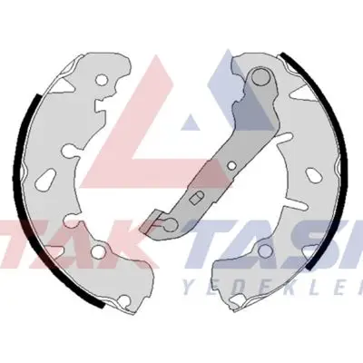 Fren Pabuç Balata Arka Fiesta V 1.4 TDCI Levyelı 203X36 mm 2001-2008 / Fiesta V 1.4İ-1.25İ-1.3 16V 2001-2008 / Fiesta V 1.6 TDCI 2001-2008 / Fusion 1.6 TDCI 2002-2010 / Ka 1.3 1996-2008