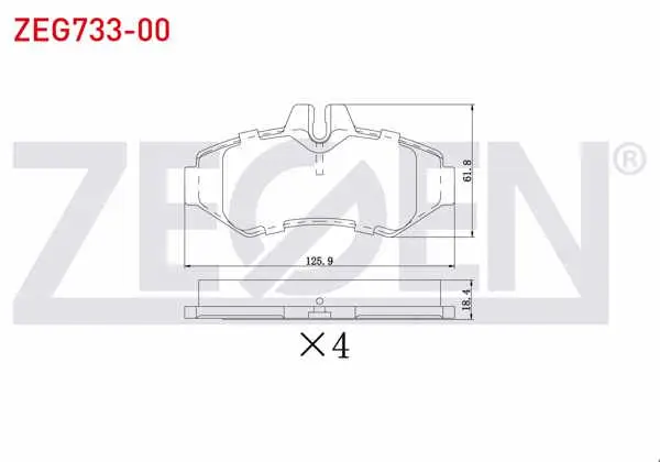 Fren Balata Arka Volkswagen Lt 28-35 II 2.8 TDI 1996-2006 / Mercedes Sprinter 3T (903) 313 CDI 1995-2006 / (903) 308 D 1995-2006 / (903) 310 D 1995-2006 / (903) 312 D 1995-2006