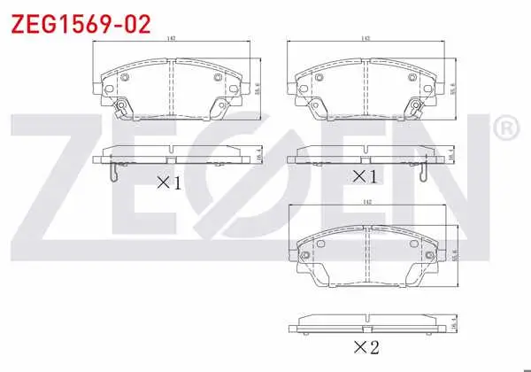 Fren Balata Ön Ikazlı Mazda 3 (Bm) Skyactıve G100-G120-G165-D150 2013 -