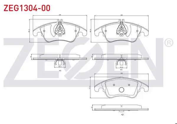 Fren Balata Ön Mercedes C Serisi (W204) C 220 CDI 2007-2014 / C 320 CDI 2007-/ E Serisi (W212) E 180 2009-/ E 200 2009-/ E 220 CDI 2009-/ E 250 CDI 2009-/ CLS (C218) CLS 350 CDI 2012-/ CLS 250 CDI 2012 -