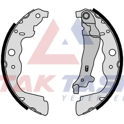 Fren Pabuç Balata Arka Renault Clio IV 1.5 DCI Levyelı 228X42 mm 2012-/ Ctur 1.5 DCI 2013-/ Lodgy 1.5 DCI 2012-/ Duster 1.5 DCI 2012-/ Clio IV 1.2 16V 2012-/ Sandero 1.5 DCI 2008-2013