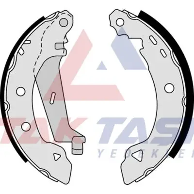Fren Pabuç Balata Arka Renault R19 1.4 Levyelı 203X39 mm 1988-2001 / R19 1.6 1988-2001 / R19 1.9 D-1988-2001 / R19 1.8İ 16V-1988-2001 / R19 1.7 1988-2001