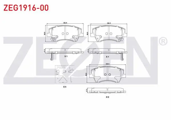 Fren Balata Ön Ikazlı Tel Delikli Ince Kulaklı Hyundai Elantra 1.6 CRDI-1.6 D-Cvvt 2015 -