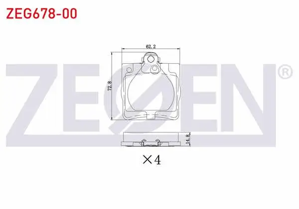 Fren Balata Arka E Serisi (W210) E 200 1995-2002 / (W210) E 270 CDI 1995-2002 / (W210) E 280 1995-2002 / (W210) E 220 CDI 1995-2002 / C Serisi (W203) C 180 2000-2006 / (W203) C 200 2000-2006 /