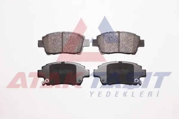 Fren Balata Ön Ikazlı Toyota Yaris (_Cp10) 1.3İ 1999-2005 / Yaris (_Cp10) 1.0İ 1999-2005 / Celıca (Zzt23_) 1.8 16V Vvt-I 1999-2005 / Geely Echo 1.3 2005-/ Famılıa 1.5 2008-2011 / Fc Sedan 1.5 2009-2013