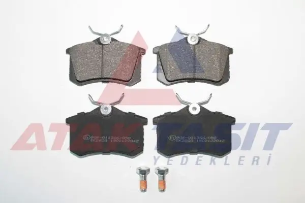 Fren Balata Arka 15,5mm Golf IV-V-VI / Jetta V-VI / Polo III-IV-V-VI / Caddy III / Clio III / Megane III-IV / 207 / 208 / 307 / 308 / Partner / C3 II-III / C4 II / A3 II / A4 II-III / A6 II / Leon II-III / Ibiza III-IV / Crossland