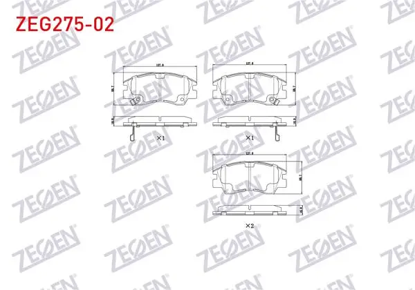 Fren Balata Ön Ikazlı Mitsubishi L 300 (P0w,P1w) 2.5 D 1986-2006 / L 200 (K3t,K2t,K1t,K0t) 2.5 D 1986-1996