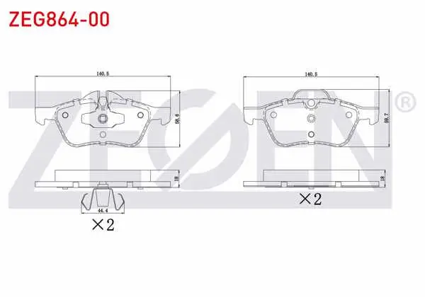 Fren Balata Ön Mini Mını (R50,R53) Cooper 1.6 2001-2006