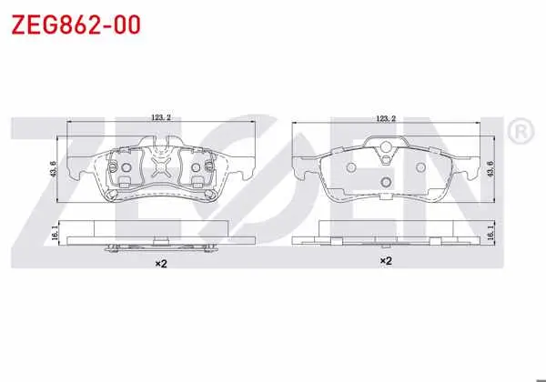 Fren Balata Arka Mini Mını (R50,R53) Cooper 1.6 2001-2006