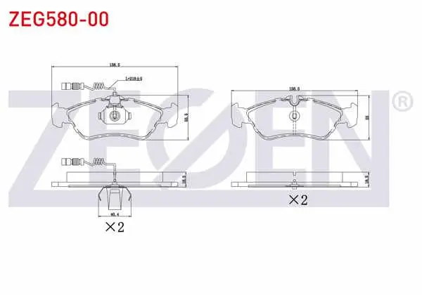 Fren Balata Arka Fişli Sprinter 3T (903) 313 CDI 1995-2006 / (903) 310 D 1995-2006 / (903) 308 D 1995-2006 / (903) 312 D 1995-2006 / VW Lt 28-35 II 2.5 TDI 1996-2006 / Lt 46 (2Dm-2Dx0fe) 2.5 TDI 1996-2006