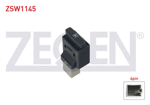 Cam Kilit Anahtarı 6 Pin Volkswagen Polo 2001-2012