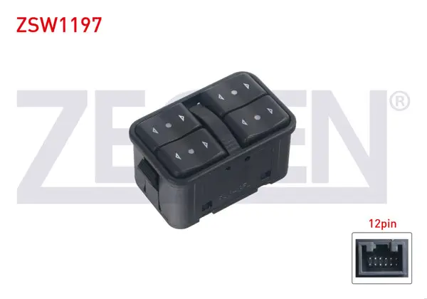Cam Açma Anahtar Grup 12 Pin Opel Astra G-Zafira A 1998-2005 / Meriva A 2003-2010