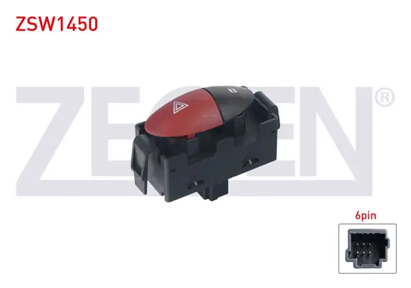 Kapı Kilit Ve Flaşör Anahtarı 6 Pin Renault Master III 2010 -