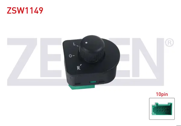 Ayna Ayar Düğmesi 10 Pin Volkswagen Golf IV-Bora 1997-2005