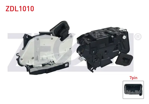 Kapı Kilidi Motorlu Sol Arka 7 Pin VW Golf VI-VII-Jetta III-IV-Polo-Sharan-Touran-Passat-Amarok-Caddy IV 08-/ Skoda Octavia-Rapid-Yeti 09-/ Seat Ibiza V-Leon-Alhambra 08 -