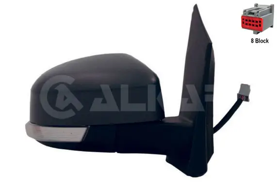 Dış Dikiz Aynası Sağ Elektrikli Isıtmalı Astarlı Sensörlü Asferık (6 Pin) Ford Focus II (Da) 2004-2011