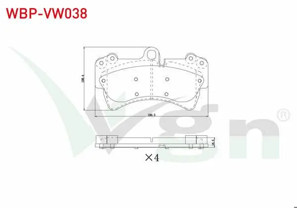 Fren Balata Ön Volkswagen Touareg 3.0 V6 TDI 2002-2010 / Audi Q7 3.0 TFSI 2006-2015 / Q7 3.2İ V6 2006-2015 / Porsche Cayenne 3.0 TDI 2002-2010 / Cayenne 3.2İ 2002-2010 / Cayenne 3.6İ 2002-2010