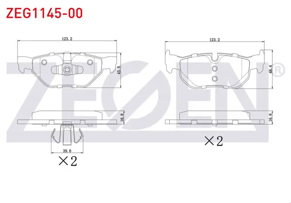 Fren Balata Arka BMW 1 Serisi (E81) 116 İ 2004-2012 / 120 İ 2004-2012 / 1 Serisi (E87) 118 İ 2003-2012 / 118 D 2003-2012 / 3 Serisi (E90) 316 Ti 2005-2011 / 320 İ 2005-2011 / 318 D 2005-2011
