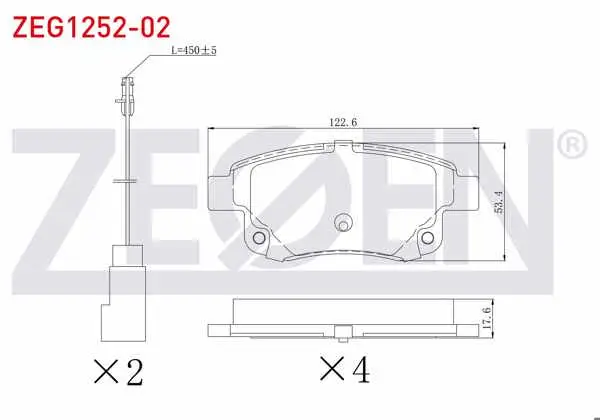 Fren Balata Arka Fişli Ford Transit (V347) 2.2 TDCI-2.4 TDCI-3.2 TDCI 2006-2014 / Transit (V348) 2.2 TDCI 2006-2014