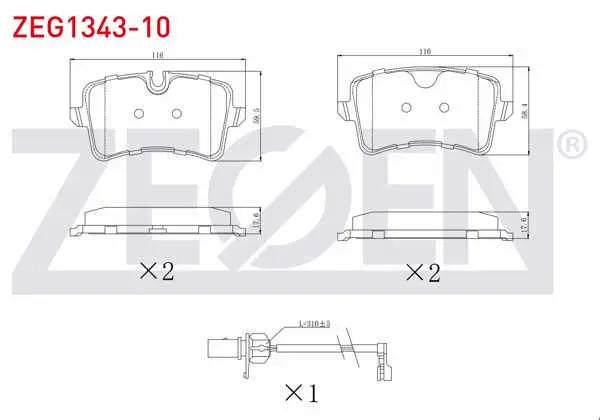 Fren Balata Arka Fişli Audi A6 (4G2,C7) 2.0 TFSI 2010-/ 3.0 TDI 2010-/ 2.0 TDI 2010-/ A7 (4Ga) 2.8 FSI 2010-/ 3.0 TDI 2010-/ A8 (4H_) 3.0 TFSI 2009-/ 3.0 TDI 2009-/ Porsche Macan (95B) 2.0 2014 -