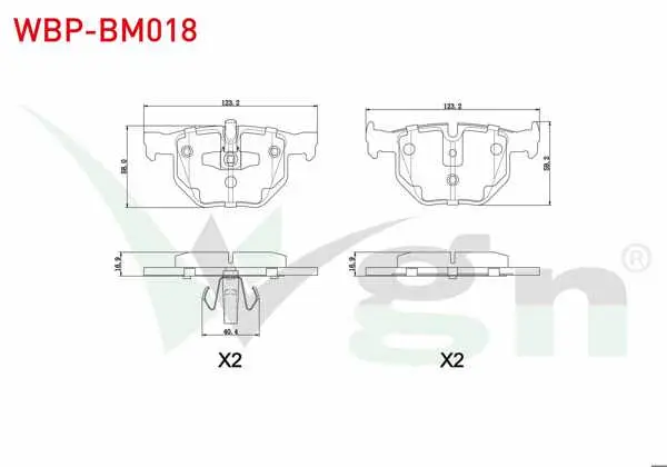 Fren Balata Arka BMW 3 Serisi (E90) 318 Cl 2005-2011 / (E90) 320 İ 2005-2011 / (E90) 320 D 2005-2011 / (E90) 325 İ 2005-2011 / (E90) 330 Xi 2005-2011 / (E90) 335 D 2005-2011