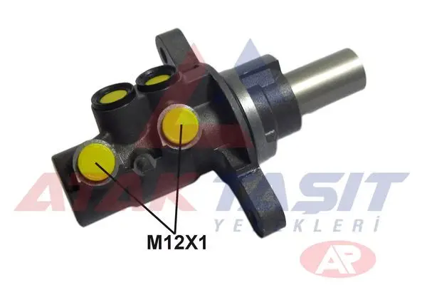 Fren Anamerkez Alüminyum 23,81 mm Citroen C4 1.6-1.6 HDI ABS li Esplı 2004-2009 / Peugeot 307 1.6 HDI-2.0İ 2000-2007 / 308 1.4 HDI-1.6 HDI 2007-2013 / Rcz 1.6 Thp 2010 -