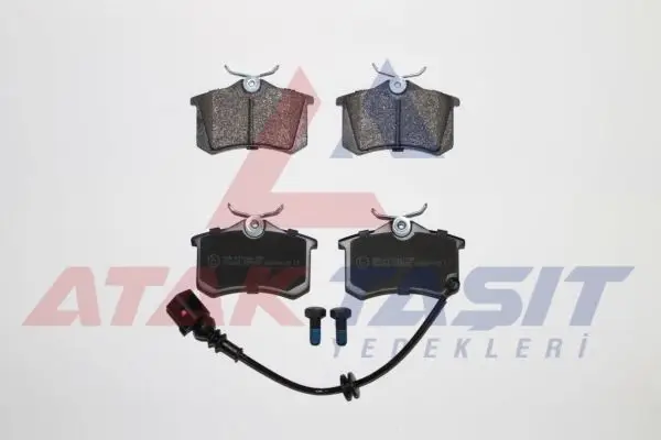 Fren Balata Arka Fişli VW Polo (9N_) 1.6İ 16V 2001-2012 / 1.4 TDI 2001-2012 / 1.4İ 16V 2001-2012 / 1.9 TDI 2001-2012 / A3 (8P1) 1.6 2003-2012 / 1.8 T 2003-2012 / A1 (8X1) 1.4 TFSI 2010 -