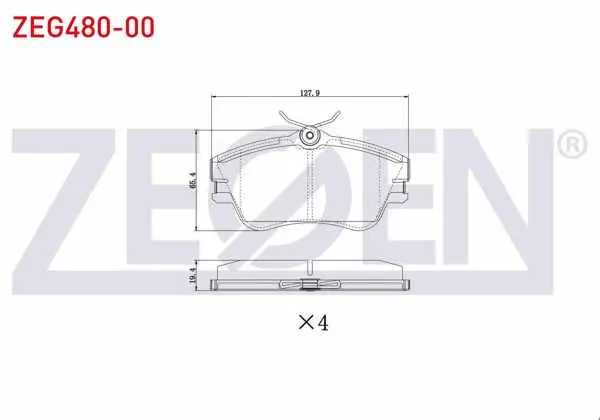 Fren Balata Ön Volkswagen Transporter IV (70Xb,70Xc,7Db,7Dw) 1.9 D 1990-2003 / Transporter IV (70Xb,70Xc,7Db,7Dw) 2.4 D 1990-2003